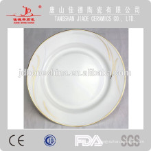 wholesale ceramic white dinner plate ceramic fruit plate